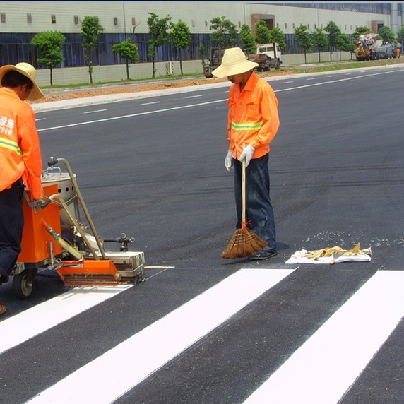 定西定西道路斑马线施工,斑马线划线,道路斑马线